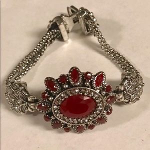 Vintage antique ruby bracelet